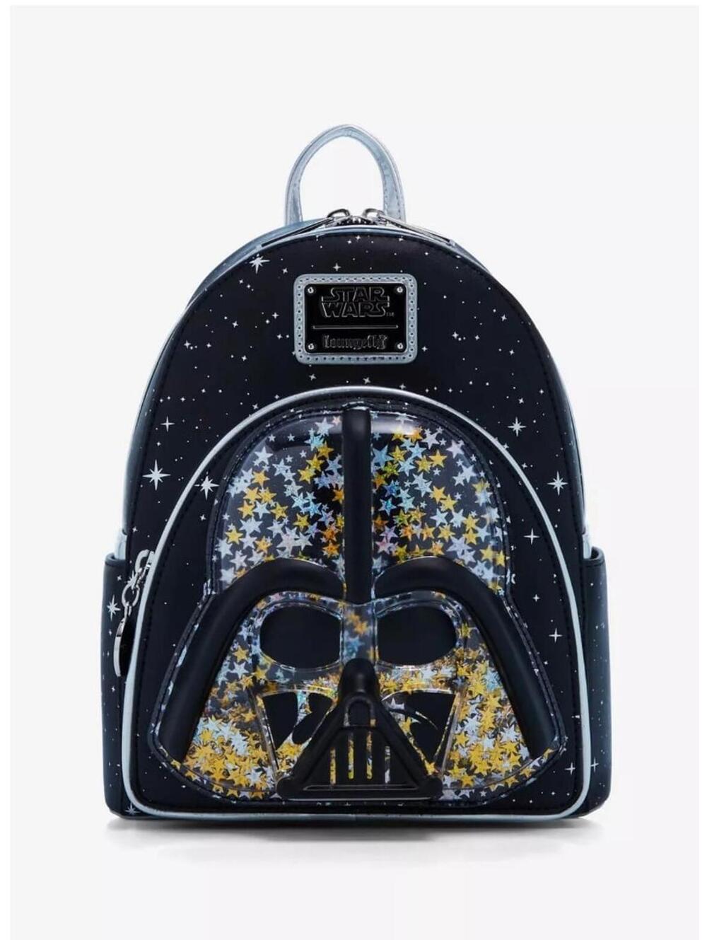 Loungefly SW Darth Vader Helmet Glitter Mini Backpack